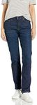 Amazon Essentials Women's Standard New Slim Straight-Fit Jean, Dark Wash, 12 Regular