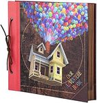 LINKEDWIN 12x12 Inch Our Adventure Book Scrapbook Album, 60 Pages (Up House)