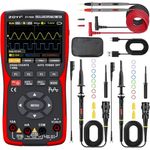 3 in 1 Handheld Oscilloscope Automotive Dual Channel 50MHz with Digital Multimeter and Signal Generator