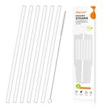 Aieve 6 Pack Stanley Cup Straw, Reusable Plastic Straws for Stanley 40oz Adventure Tumbler, 31cm Replacement Stanley Straw with Cleaning Brush Compatible with Stanley Cup Accessories