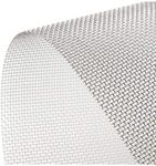 AVIATION METAL & ALLOYS Stainless Steel 304 ,Woven Wire 20 Mesh - 12"x36"(30x90cm) Metal Mesh Sheet 1mm Hole Great for Air Ventilation, Rat Mesh Insect Mesh Cabinets Mosquitoes Jali Wire Mesh Window Screen Mesh