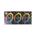 Oostifun FunnyGoo MoZhi LingAo 8 Panels 3 Rings Black Magic Folding Puzzle Cube Twisty