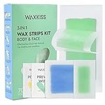 Waxkiss Wax Strips Kit for Women, W