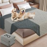 LOOBANI Waterproof Dog Blanket: 2 Pack Washable Pet Blanket for Couch