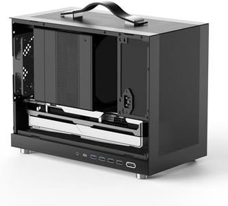 Shiny Snake G300 16.8L Micro-ATX Mesh Computer Case - ATX/SFX-L/SFX PSU, 340mm GPU, 240/280AIO Compatible, 164mm Air Cooler, High Compatibility Mini Desktop Case for Gaming PC Builds - Black