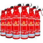 Fire Extinguisher for Home, Car, Kitchen, Vehicle, Boat, Garage, Portable A, B, C, K Class Fire Extinguishers with Mount, Emergency Survival Extinguisher, Easy Access, Versatile Fire Protection (6)