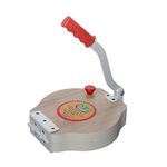 10 Inch Wooden Board Papad-Puri-khakhra Press Maker Plywood Machine with Iron Handle Roti Maker Press Machine with Handle for Kitchen Home (A21)