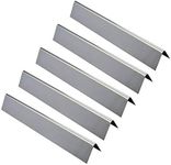 GasSaf 15.3 inch Flavorizer Bar Replacement for Weber 7636,Spirit 300 E-310 E-320 Series,Weber 46510001,47513101 Gas Grill and Others, 5-Pcs 304 Stainless Steel Heat Plate(15.3"x 2.6"x 2.5")