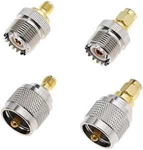 EMSea SMA to HUF Adapter Combination Kit, PL259 SO239 RF Connector for Car Antenna Radio Receiver