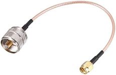 uxcell SMA Male to UHF PL-259 Male RG316 RF Coaxial Coax Cable 0.15M/0.5Ft