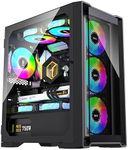 GIM Micro ATX PC Case, Gaming Compu