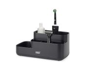 Joseph Joseph Easystore - Bathroom Storage Caddy Organiser For Bathroom Accessories, Matt Black