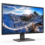 PHILIPS 439P1-43 Inch 4K UHD Monitor, 60Hz, 4ms, VA, HDR 400, USB-C Docking, KVM, Speakers, Height Adjust, MultiView (3840 x 2160 @ 60 Hz, 450 cd/m², HDMI/DP/USB-C)