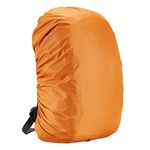 Silfrae Waterproof Rucksack Cover Backpack Rain Cover 30L-100L for Travel Climbing Hiking (Orange, 70L-80L)