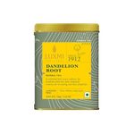 LUXMI Estates Dandelion Root Herbal Tea 100Gm Tin Caddy | Usda Certified Organic Herbal Tea | Caffeine-Free | Single Ingredient | 50 Cups, Loose Leaves