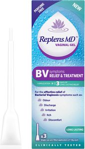 Replens BV Relief Vaginal Gel 3-Pack – Odor & Discomfort Support
