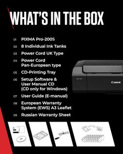 Canon PIXMA PRO-200S A3+ Wireless Photo Printer – High-Resolution Color