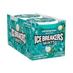 Ice Breakers Wintergreen Sugar Free Mints with Cooling Crystals, 1.5 oz ℮ 42 g, 8 Pack