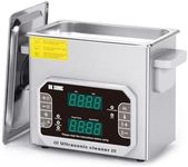 DK SONIC Touch Ultrasonic Cleaner with Heater,Digital Timer and Basket Multiple Cleaning Mode for Lab Tools, Metal Parts, Carburetor, Fuel Injector, Brass, Auto Parts, Engine Parts, etc (3L, 110V)