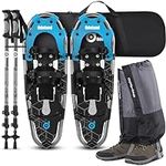 Odoland 4-in-1 Snowshoes Snow Shoes