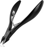 FERYES Cuticle Cutters 1/2 Jaw - Professional Stainless Steel Cuticle Clippers Nail Cuticle Remover Tool, Hangnail Clipper