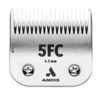 Andis 72630 Ultra Edge Detachable Dog Clipper Blade – Equipped with Stainless Steel for Precision Trimming, Fits Motor-Driven Trimmer – for Pet’s Fast Touch-Ups & Full Grooming., Size 5Fc, Silver