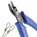 The Beadsmith Crimping Pliers - 5 inches long (127mm) - Use with 2mm crimps & .013-.024" diameter beading wire - Comfortable Handles - Create perfect crimps every time - Tool for Jewelry Making