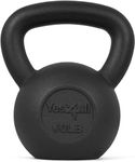 Yes4All 60 lbs Kettlebell Heavy Cast Iron Solid Smooth Handle Weights for Women/Men, Strength Training Equipment