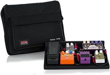 Gator GPTBLACK Plywood Pedal Board with Black Nylon 18 x 12 Inches Carry Bag and External Pocket