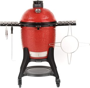 Kamado Joe Classic III Charcoal Grill – Ceramic, Red