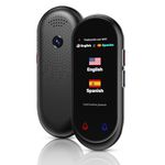 Language Translator Device, 2023 Instant Translator, 5-Way Portable Translation Device, Real Time 138 Languages and Accents with WiFi/Offline/Photo Support for Travel, Learning and Business (Black)