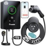 Level 2 EV Charger, 40A NEMA 14-50P, 25FT Cable, J1772 Wall Charger, 9.6kW