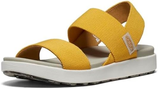 KEEN Elle Backstrap, Sandali con Chiusura sul Retro Donna, Golden Yellow/Star White, 40 EU