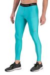 ReDesign Apparels Recharge Men Polyester Sports Compression Pant/Legging/Full Tights for Running, Gym Multi Sports (M, Coral)