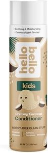 Hello Bello Kid's Conditioner - Hypoallergenic, pH-Balanced & Dermatologist-Tested - Thoughtful Ingredients - Coconut , 10 Fl Oz (1 Pack)