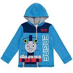 Thomas & Friends Tank Engine Little Boys Fleece Half Zip Hoodie Blue 5