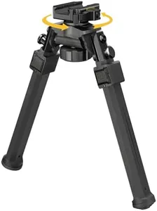 CVLIFE Bipod Tactical Rifle Bipod 360 Degrees Adjustable Quick Release Picatinny Bipod for Shooting and Hunting