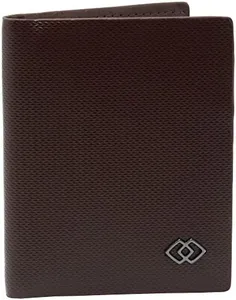 Alpine Swiss Double Diamond RFID Business Card Case Wallet Cordoba Brown