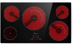 Electric Cooktop 36 Inch 5 Burners,