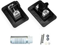 Seamax Developed Bimini Top Pontoon Fitting Kit for Inflatable Boat, Installation Dimensions 3”x5” (Hypalon Version with Glue)