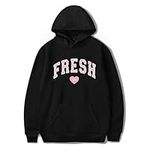 Sturniolo Triplets Fresh Love Merch Hoodies Unisex Printed Long Sleeve Pullover Sweatshirts Fashion Casual Hoodies For Men Women XXS~4XL-Black||S