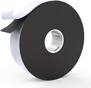 LLPT Foam Insulation Tape 1 Inch x 50 Feet Closed Cell Foam Rubber for Door Window Weatherstrip Outdoor Indoor Residue Free Weatherproof Adhesive(EFT150)