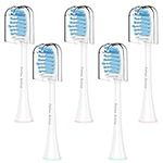 Relax Artist Replacement Toothbrush Heads Compatible with Philips Sonicare Toothbrushes, 5 Pack Standard Brush Head Fit for Phillips Snap-on Handles