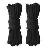 JSHANMEI Dock Lines Rope-2pack 25FT Double Braided Boat Docking Lines Mooring Lines with 12inch Eyelet Anchor Line Boat Equipment(Dia:3/8"-2pcs)