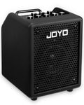 JOYO 30W Bass Amp Portable Combo Amplifier 4" Speaker with Bluetooth 5.1 + OTG Direct Recording | 3-Band EQ + Compressor | Headphone Practice for Bassist Livestream Solo Gigs (Vibe Cube BA-30, Black)