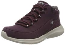 Skechers Skechers Ultra Flex 12918-burg, Girl's Hi-Top Trainers, Red (Burgundy 12918-Burg), 3 UK (36 EU)