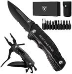 Gifts for Dad Men, Stocking Stuffers for Dad, Birthday Gifts Ideas, Pocket Knife Multitool, BEST DAD EVER Cool Folding Knife, Unique Christmas Outdoor Camping Hiking Tools Gift Ideas, Cool Gadget