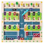 Magnetic Alphabet Maze Letter Puzzle, Montessori Wooden Learning Educational Toys for Toddler, Fine Motor Skills Toys for Kids 3 4 5 Years Old Boys Girls