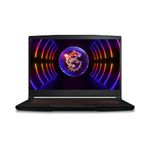 MSI Thin GF63 Gaming laptop (12VF-294UK), Intel Core i7-12650H, 15.6" FHD 144Hz Panel, NVIDIA GeForce RTX 4060 GDDR6, 8GB*2 DDR4, 512GB NVMe PCIe SSD, Windows 11 - Black