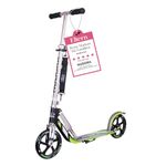 HUDORA 205-14695 Kick Scooters for Children & Teens Aged 6+, Big PU Wheels 205 mm with Folding Mechanism and Strap